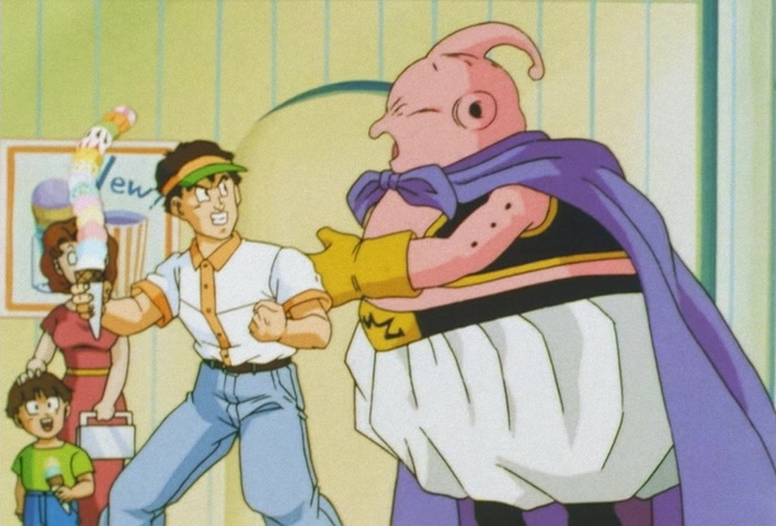 Dragon Ball Z Ep 287: Peace Returns!! Majin Boo, the Champion of Justice?! @ 14:51