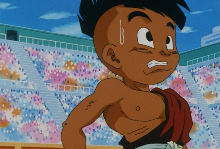 Dragon Ball Z Ep 290: I Am Oob! Now 10 Years Old, the Former Majin?! @ 03:24