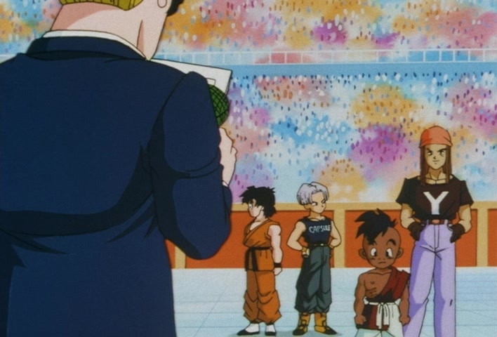 Dragon Ball Z Ep 290: I Am Oob! Now 10 Years Old, the Former Majin?! @ 05:55