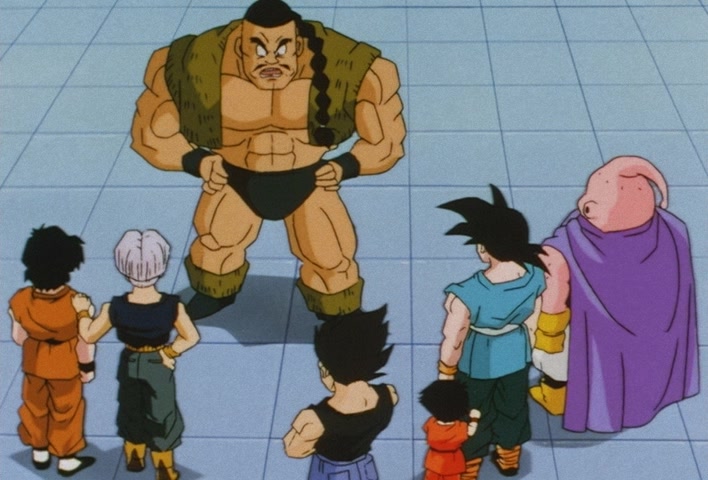 Dragon Ball Z Ep 290: I Am Oob! Now 10 Years Old, the Former Majin?! @ 12:50