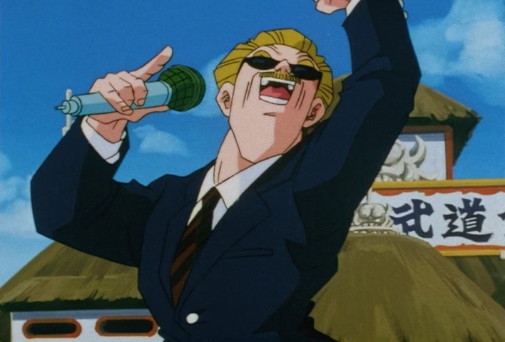 Dragon Ball Z Ep 290: I Am Oob! Now 10 Years Old, the Former Majin?! @ 15:57