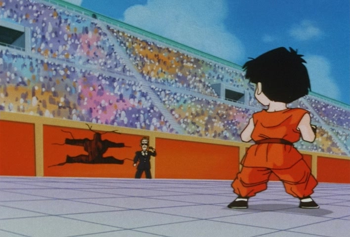 Dragon Ball Z Ep 290: I Am Oob! Now 10 Years Old, the Former Majin?! @ 18:07