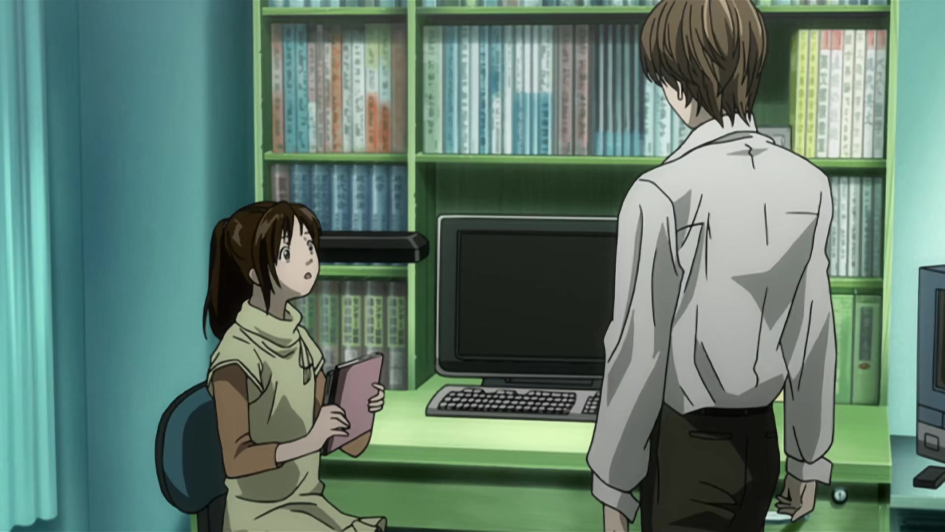 Death Note Ep 2: Confrontation @ 04:58