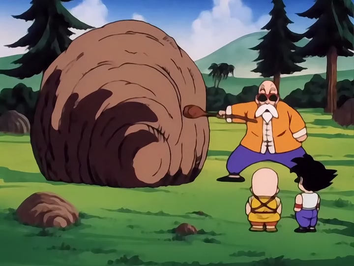 Dragon Ball Ep 18: Turtle Style Training @ 13:56