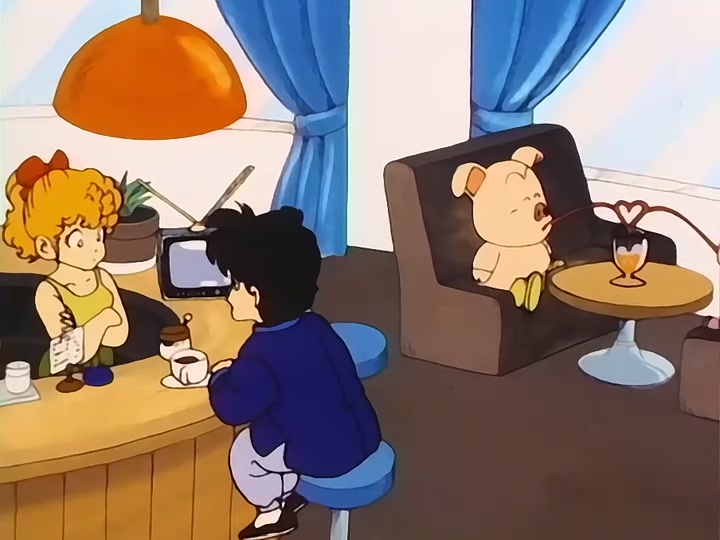 Dragon Ball Ep 57: Arale vs. Blue @ 02:34