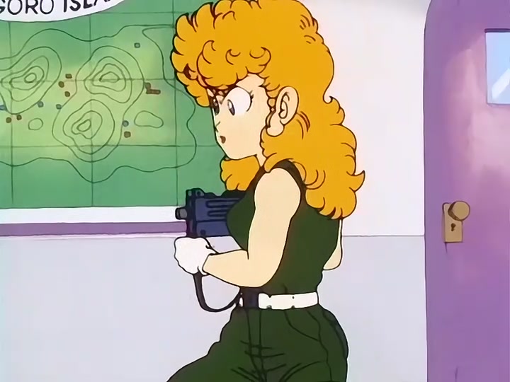 Dragon Ball Ep 57: Arale vs. Blue @ 06:56