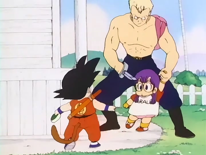 Dragon Ball Ep 57: Arale vs. Blue @ 09:05