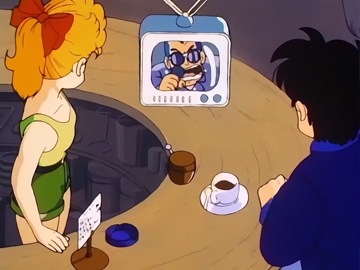 Dragon Ball Ep 57: Arale vs. Blue @ 11:06
