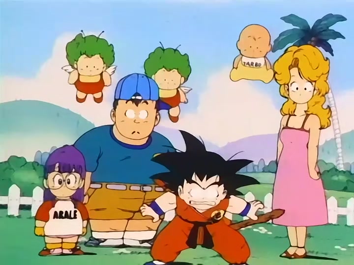 Dragon Ball Ep 57: Arale vs. Blue @ 12:35