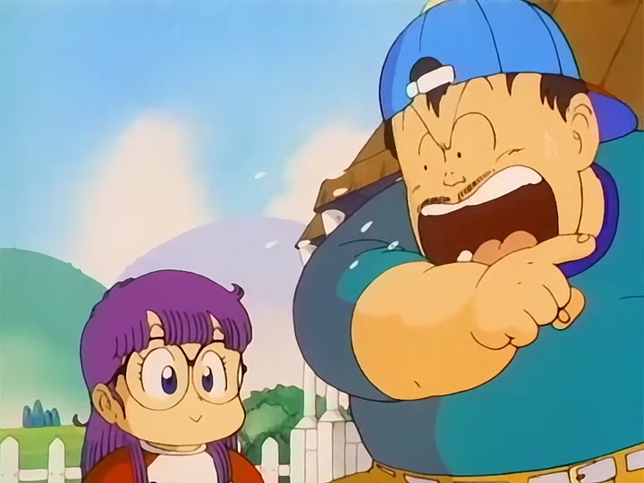 Dragon Ball Ep 57: Arale vs. Blue @ 13:35