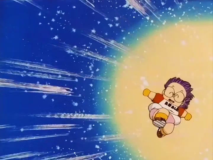 Dragon Ball Ep 57: Arale vs. Blue @ 13:47