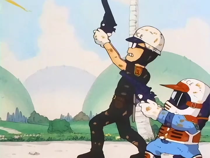 Dragon Ball Ep 57: Arale vs. Blue @ 16:04