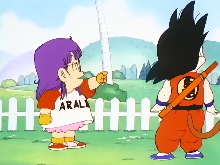 Dragon Ball Ep 57: Arale vs. Blue @ 17:05