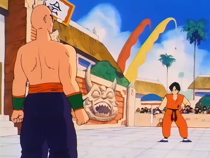 Dragon Ball Ep 87: Yamcha vs. Tien @ 17:24