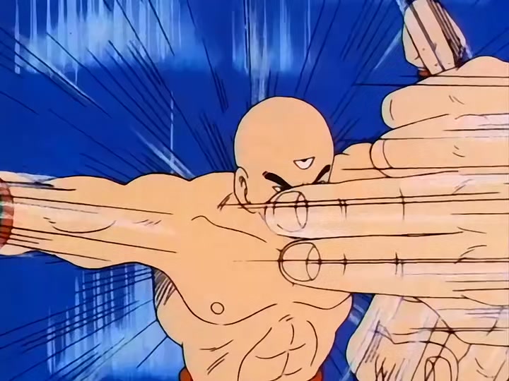 Dragon Ball Ep 87: Yamcha vs. Tien @ 18:35