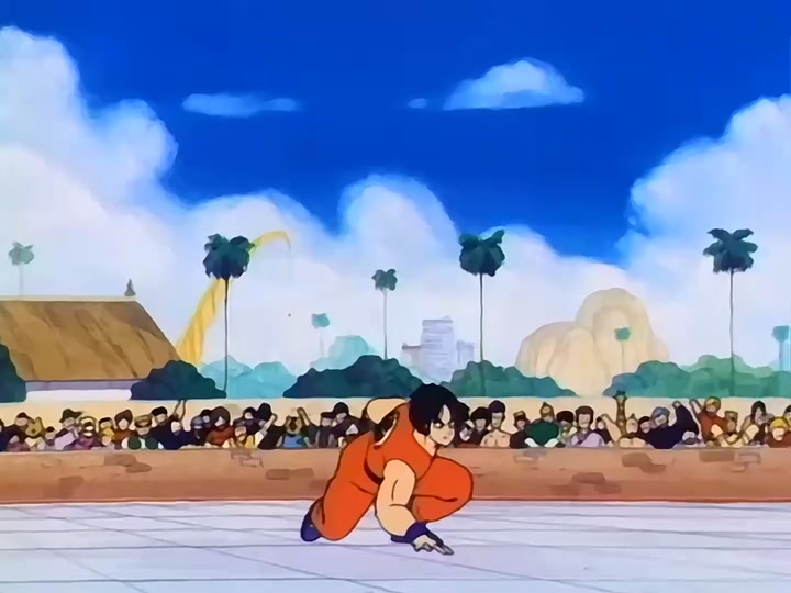 Dragon Ball Ep 87: Yamcha vs. Tien @ 18:50