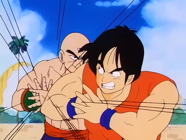 Dragon Ball Ep 87: Yamcha vs. Tien @ 18:53