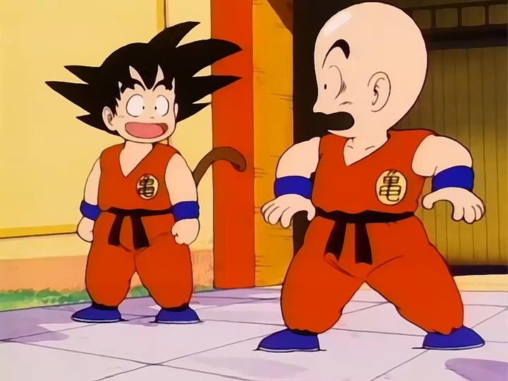 Dragon Ball Ep 95: Goku vs. Krillin @ 05:36
