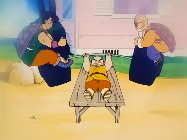 Dragon Ball Ep 95: Goku vs. Krillin @ 08:33