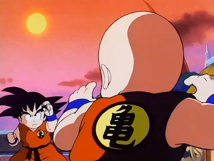 Dragon Ball Ep 95: Goku vs. Krillin @ 10:42