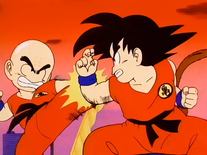 Dragon Ball Ep 95: Goku vs. Krillin @ 13:31