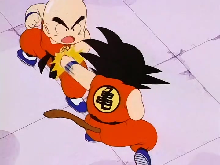 Dragon Ball Ep 95: Goku vs. Krillin @ 13:51