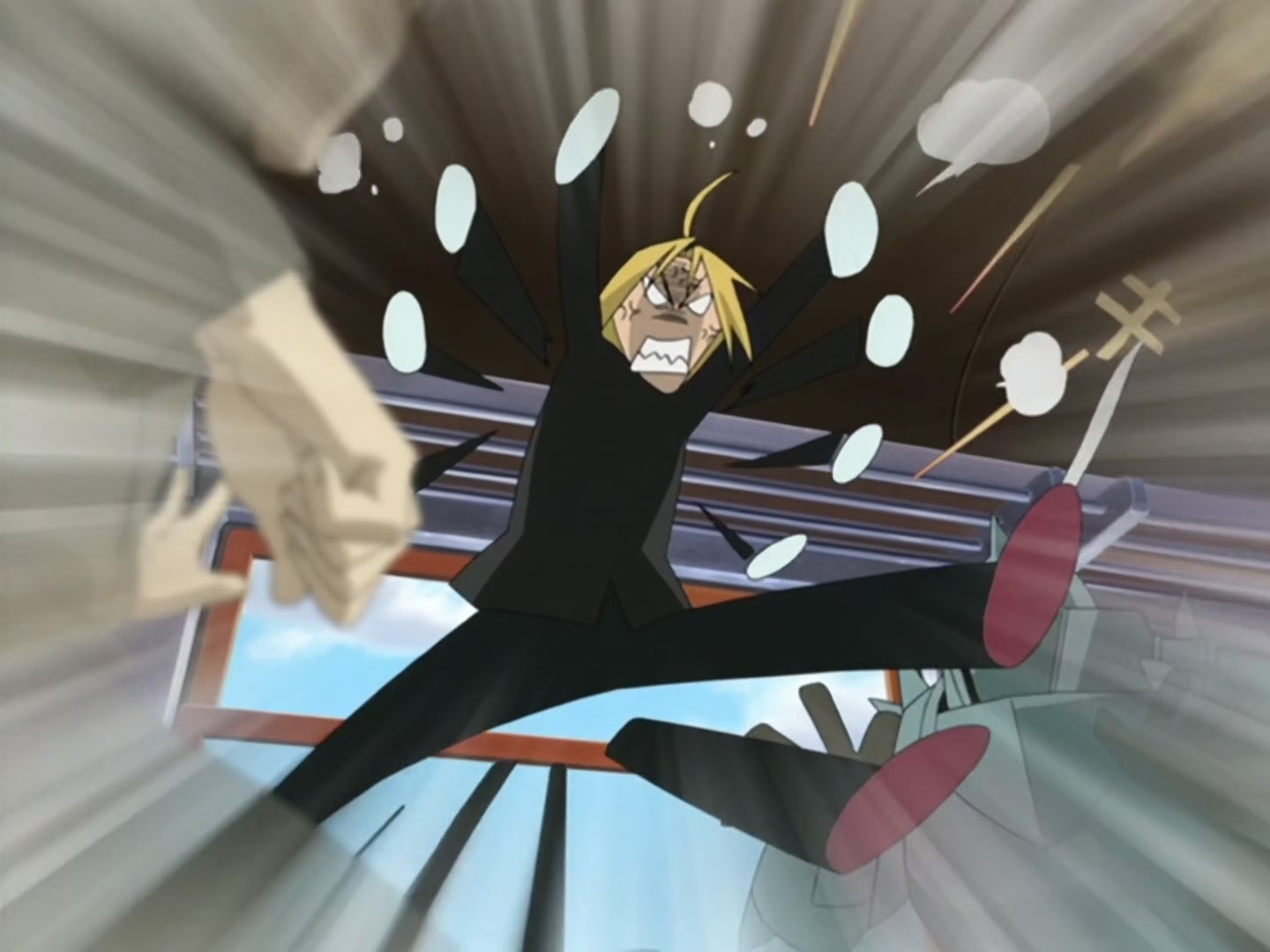 Fullmetal Alchemist — Ep 5: The Man with the Mechanical Arm @ 07:25