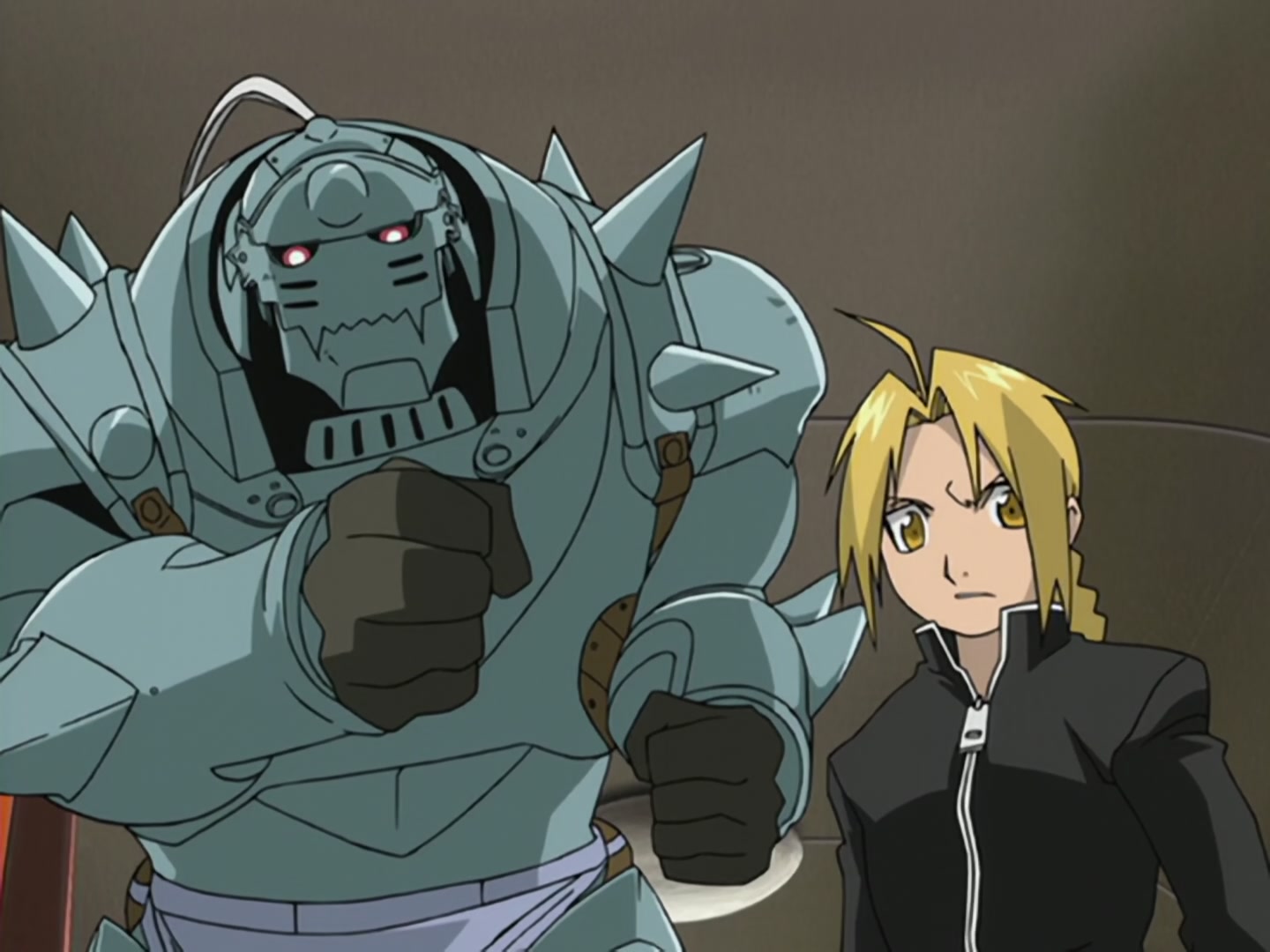 Fullmetal Alchemist — Ep 5: The Man with the Mechanical Arm @ 10:55