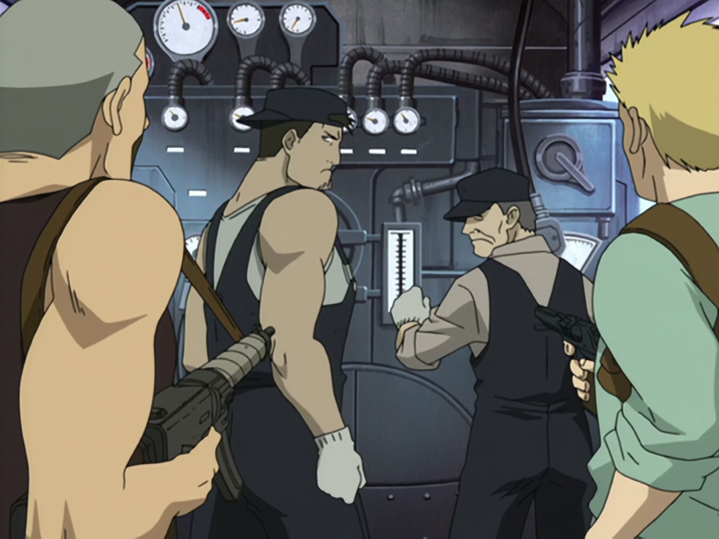 Fullmetal Alchemist — Ep 5: The Man with the Mechanical Arm @ 14:44