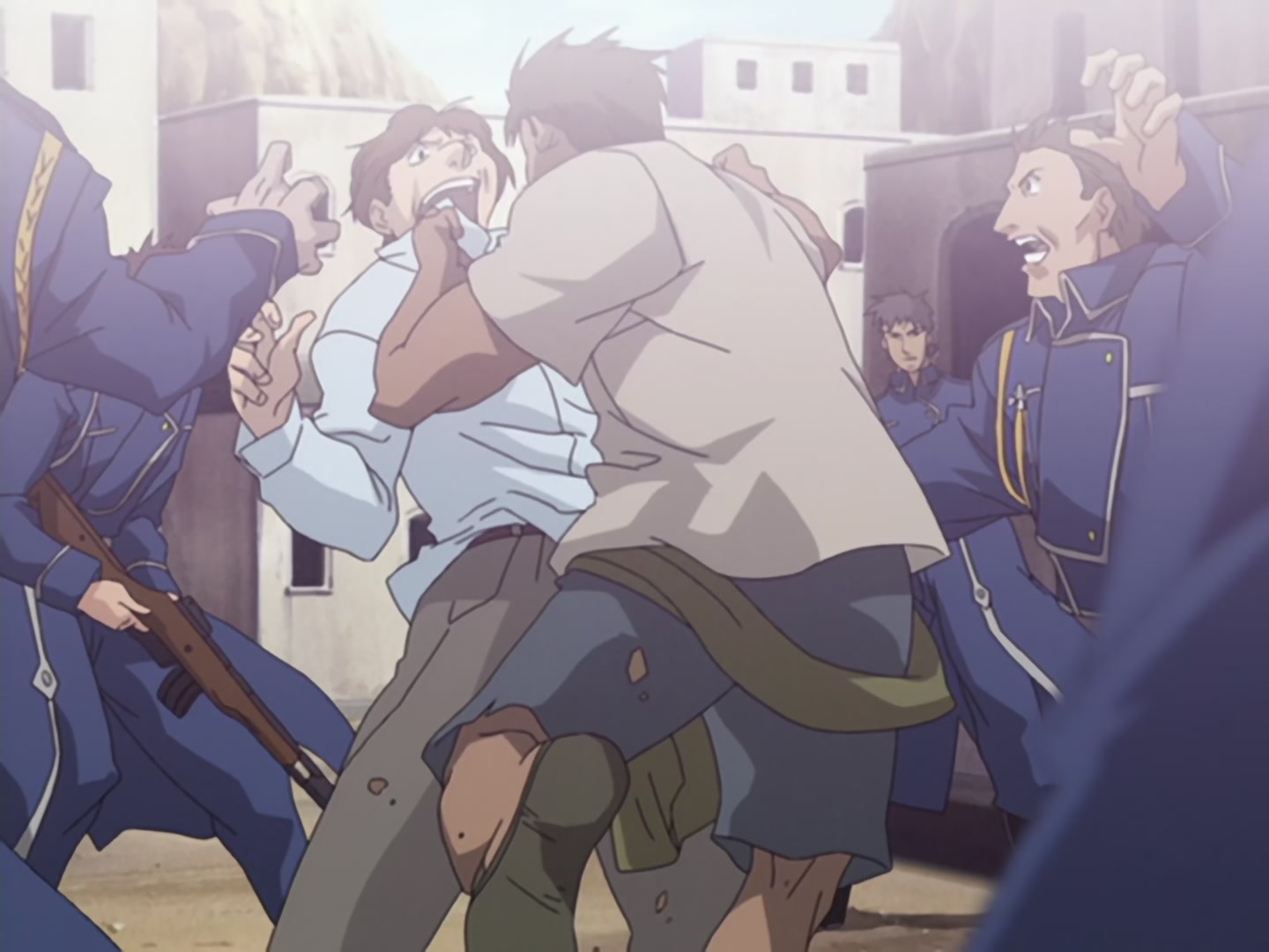 Fullmetal Alchemist Ep 15: The Ishbal Massacre @ 07:52