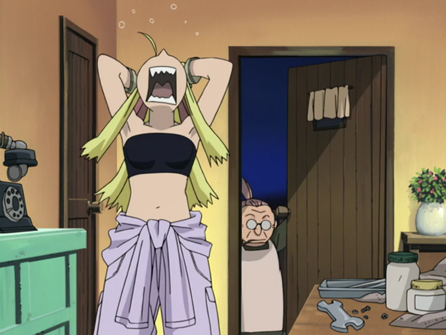 Fullmetal Alchemist Ep 23: Heart of Steel @ 03:57