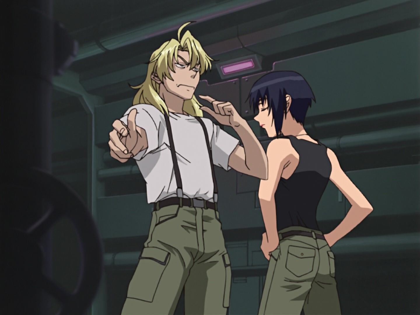 Full Metal Panic! — Ep 1: The Guy I Kinda Like is a Sergeant @ 07:00