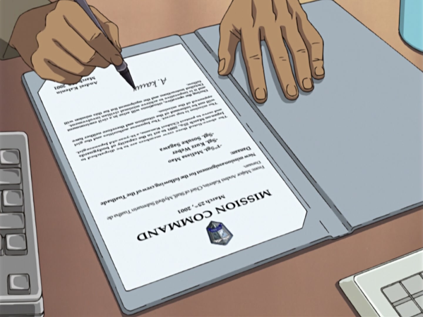 Full Metal Panic! — Ep 1: The Guy I Kinda Like is a Sergeant @ 08:26