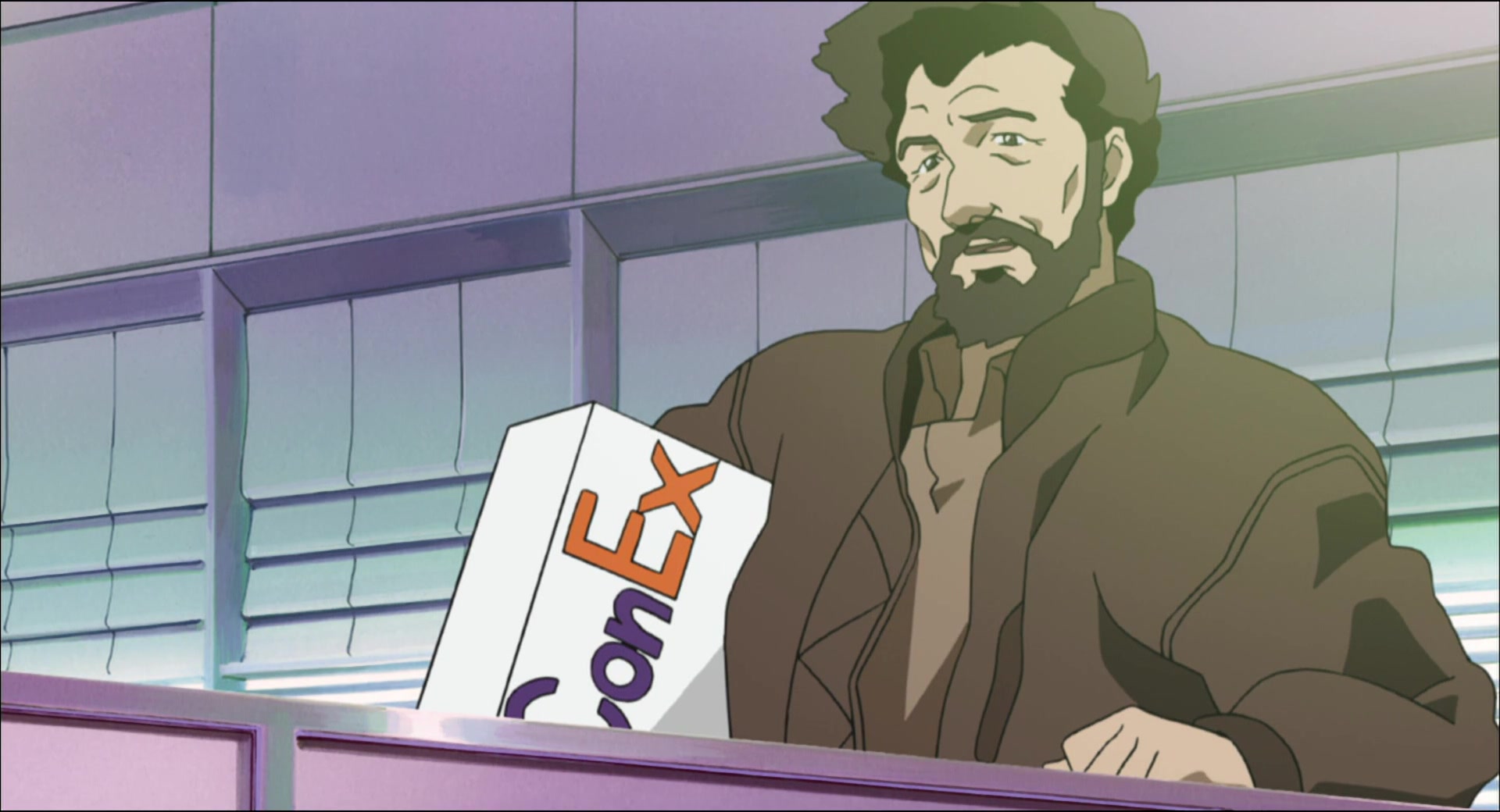 Ghost in the Shell: Stand Alone Complex — Ep 4: Intercepter: Visual Devices Which Laugh @ 05:23