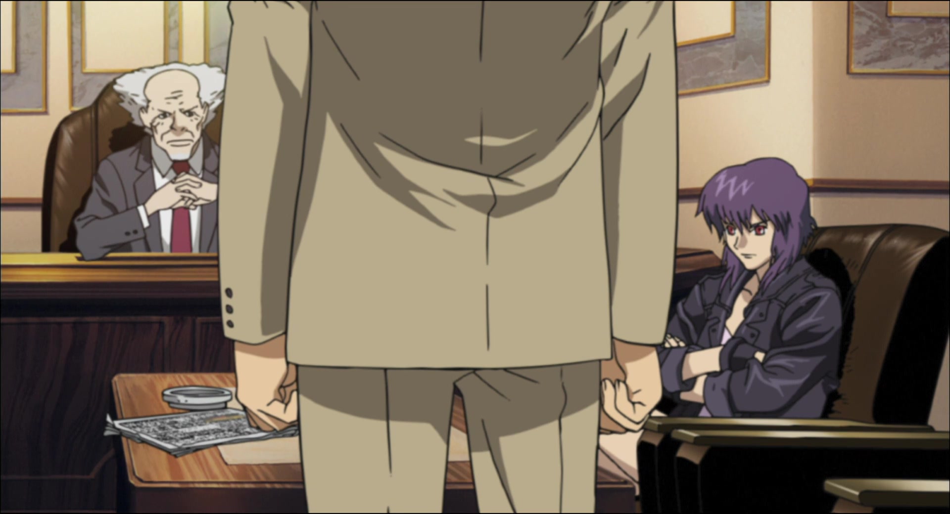 Ghost in the Shell: Stand Alone Complex — Ep 4: Intercepter: Visual Devices Which Laugh @ 06:04