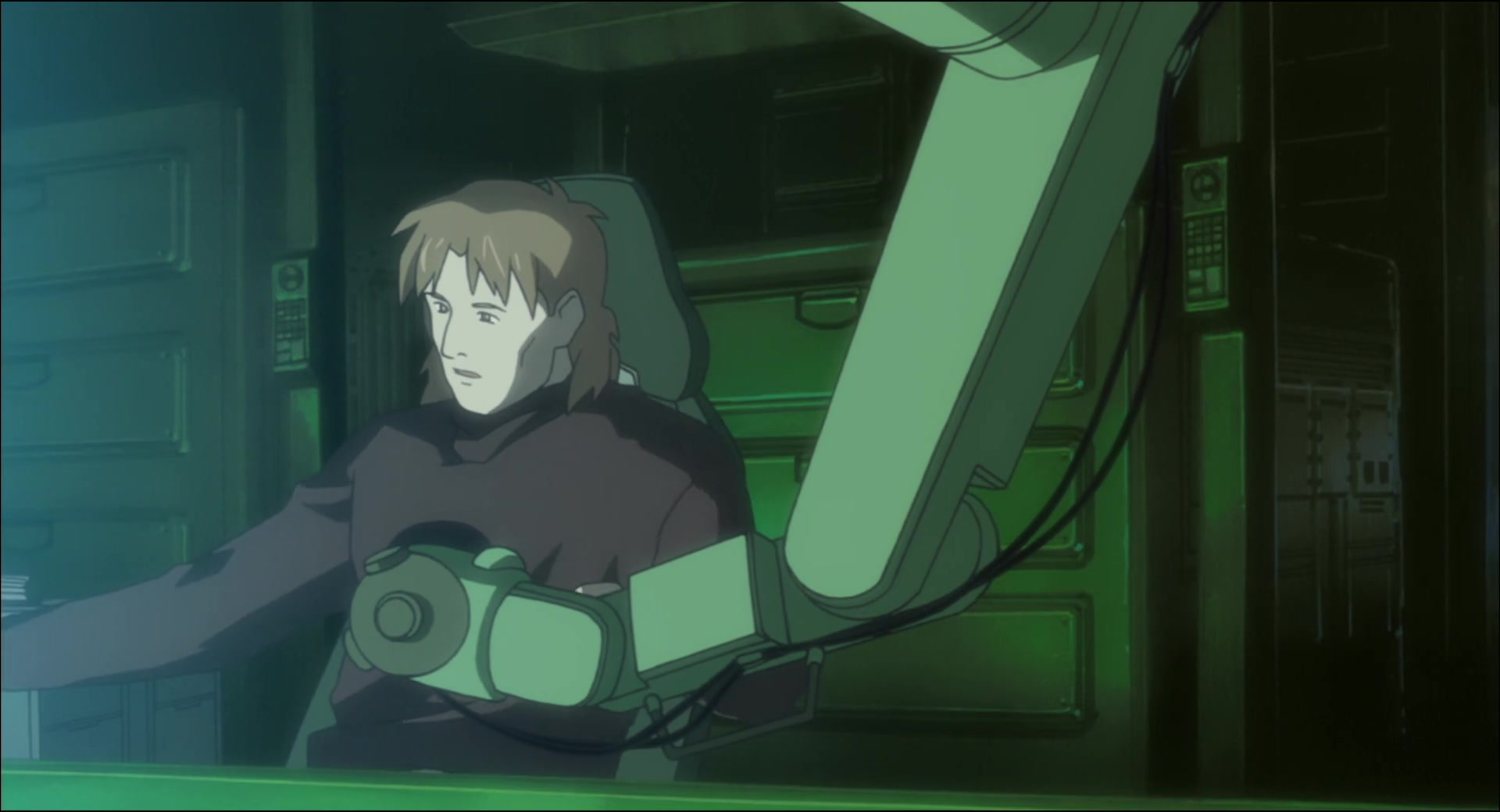 Ghost in the Shell: Stand Alone Complex — Ep 4: Intercepter: Visual Devices Which Laugh @ 09:55