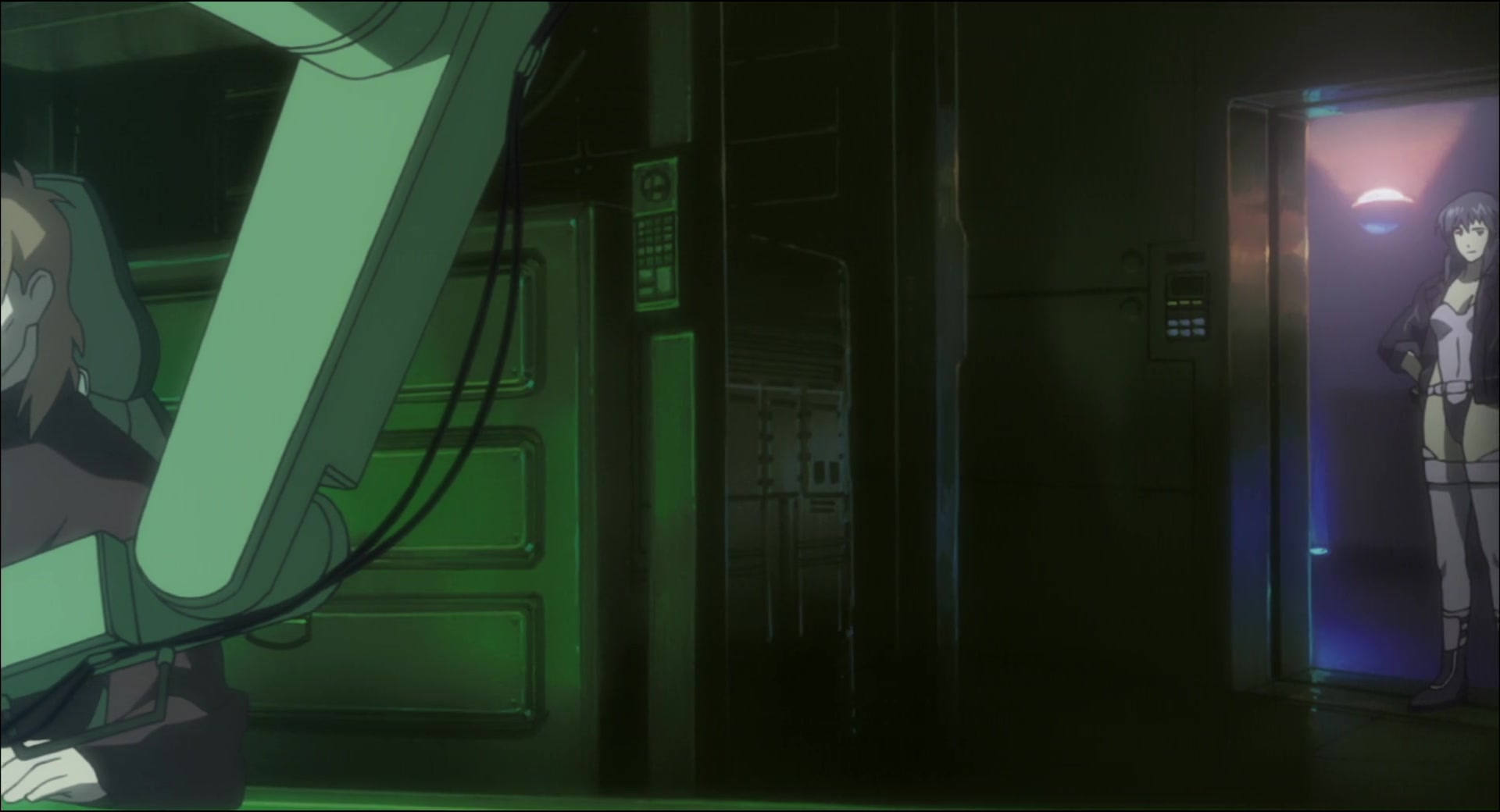 Ghost in the Shell: Stand Alone Complex — Ep 4: Intercepter: Visual Devices Which Laugh @ 10:03