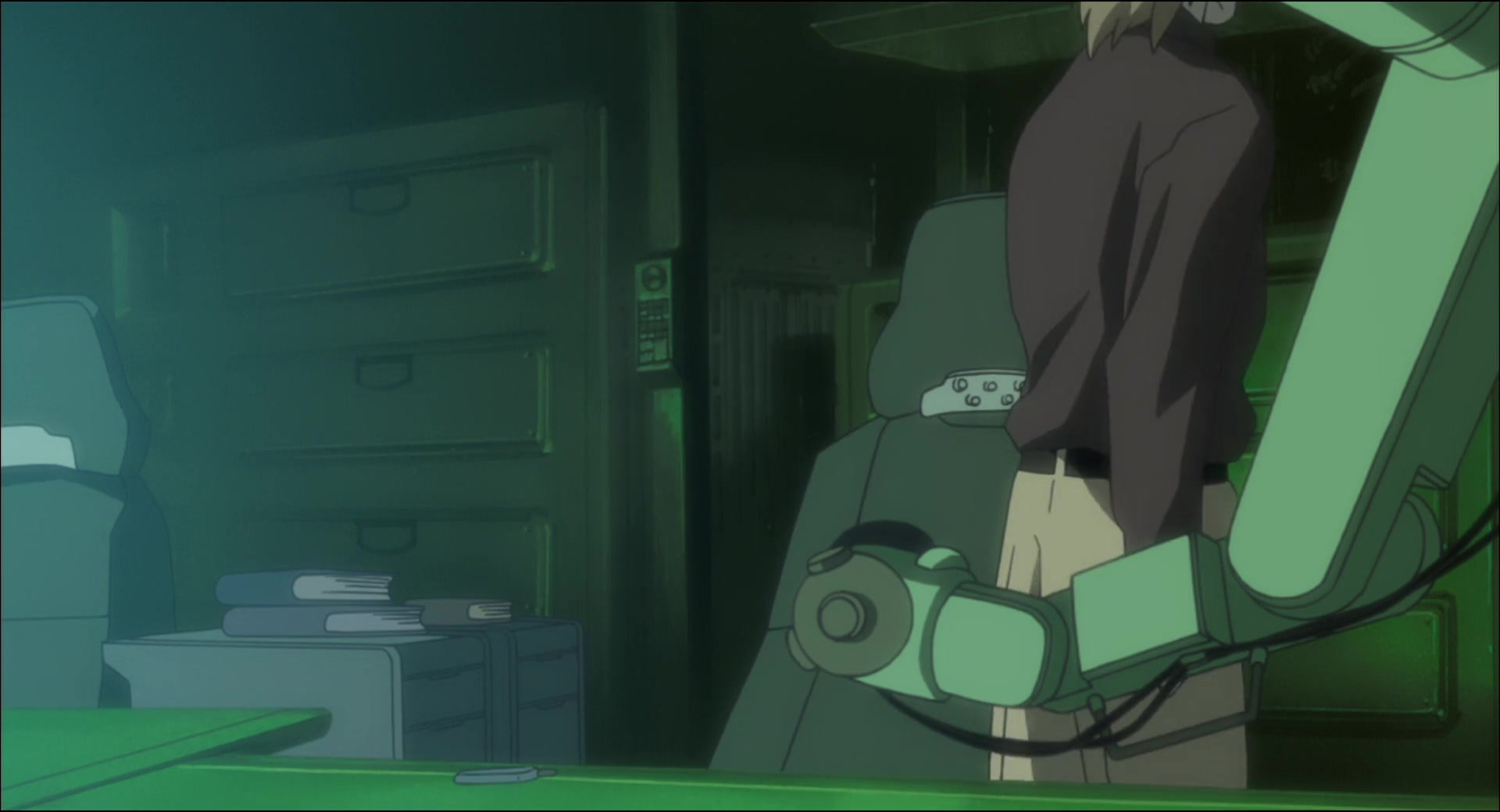 Ghost in the Shell: Stand Alone Complex — Ep 4: Intercepter: Visual Devices Which Laugh @ 10:20