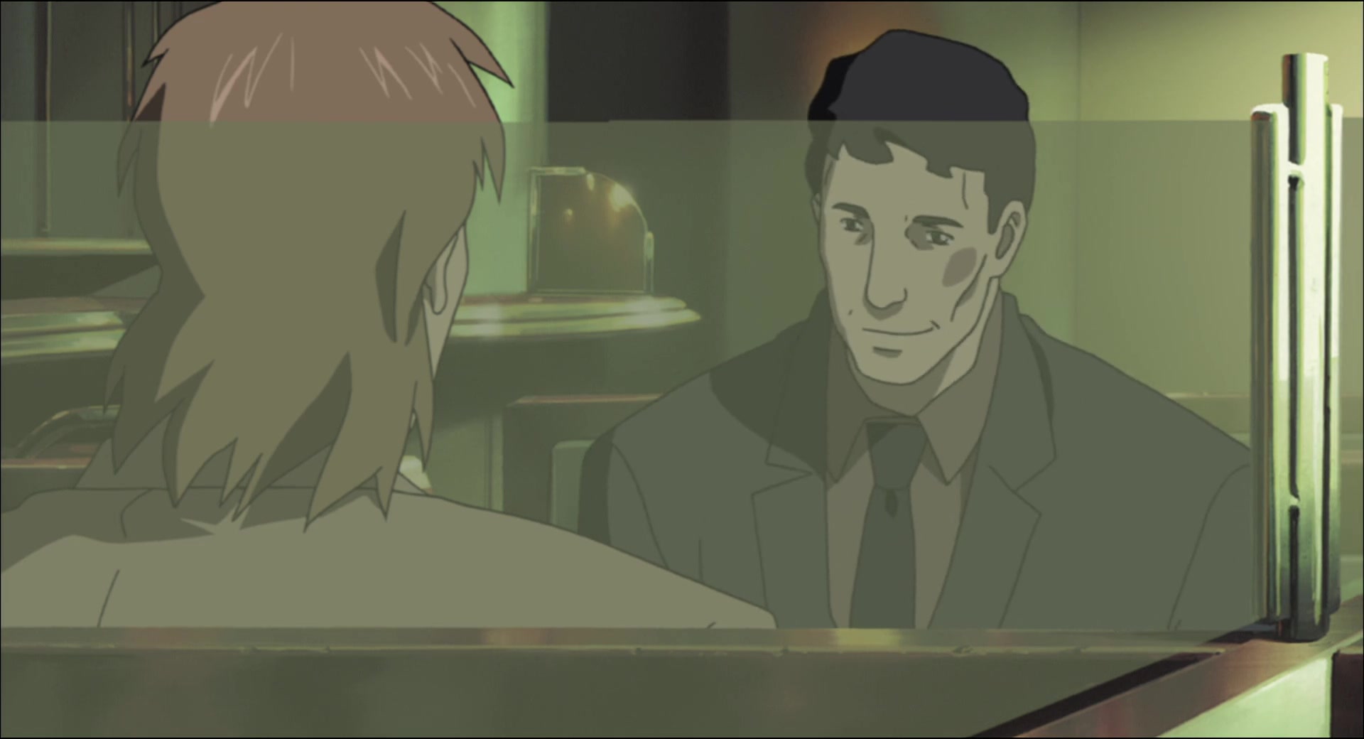 Ghost in the Shell: Stand Alone Complex — Ep 4: Intercepter: Visual Devices Which Laugh @ 12:48