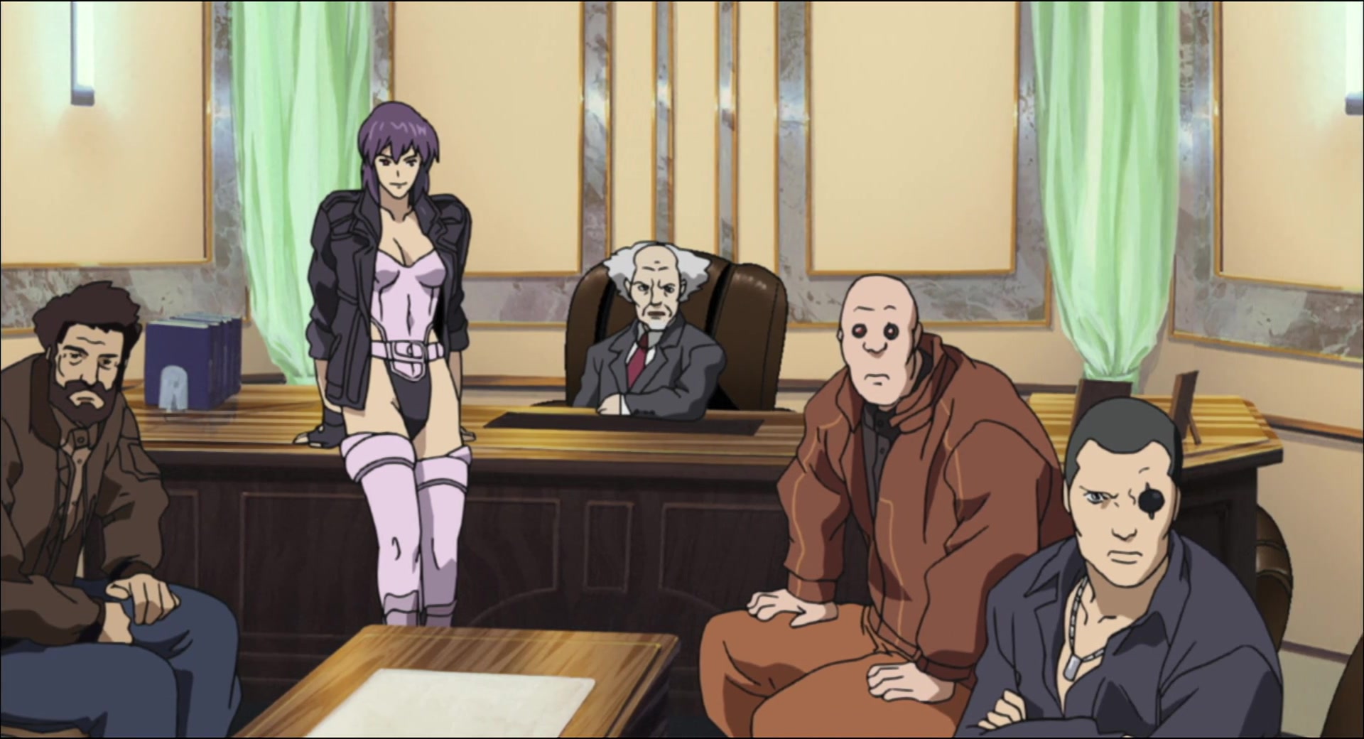 Ghost in the Shell: Stand Alone Complex — Ep 4: Intercepter: Visual Devices Which Laugh @ 14:27