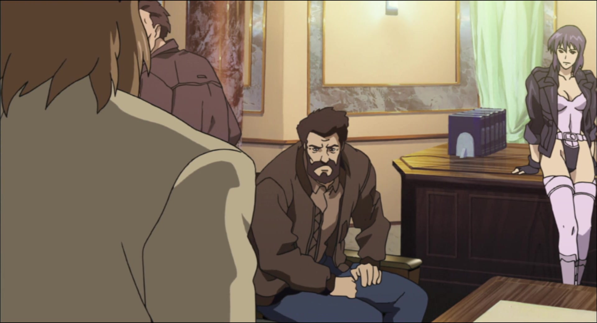 Ghost in the Shell: Stand Alone Complex — Ep 4: Intercepter: Visual Devices Which Laugh @ 14:52