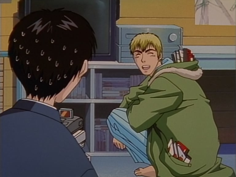 Great Teacher Onizuka Ep 3: Late Night Roof Diving @ 22:02