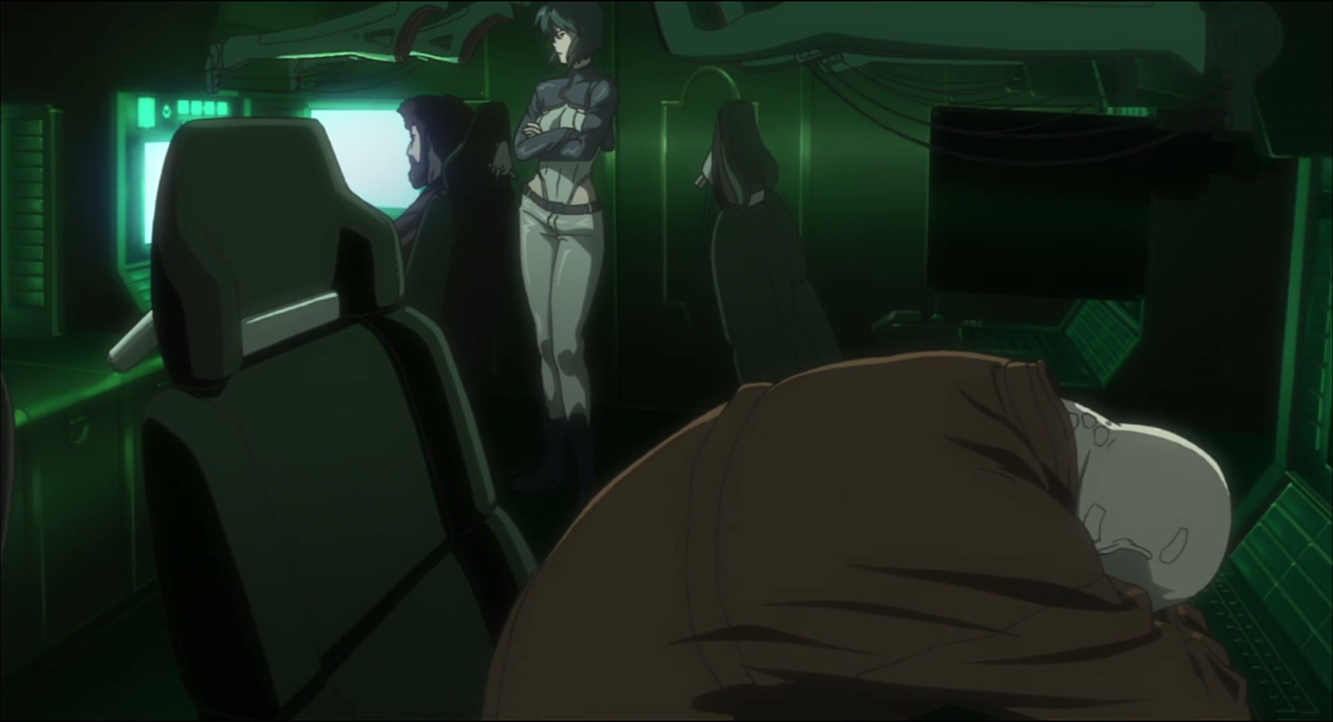 Ghost in the Shell: Stand Alone Complex Ep 34: DI: Vegetarian Feast - FAKE FOOD @ 00:01:56