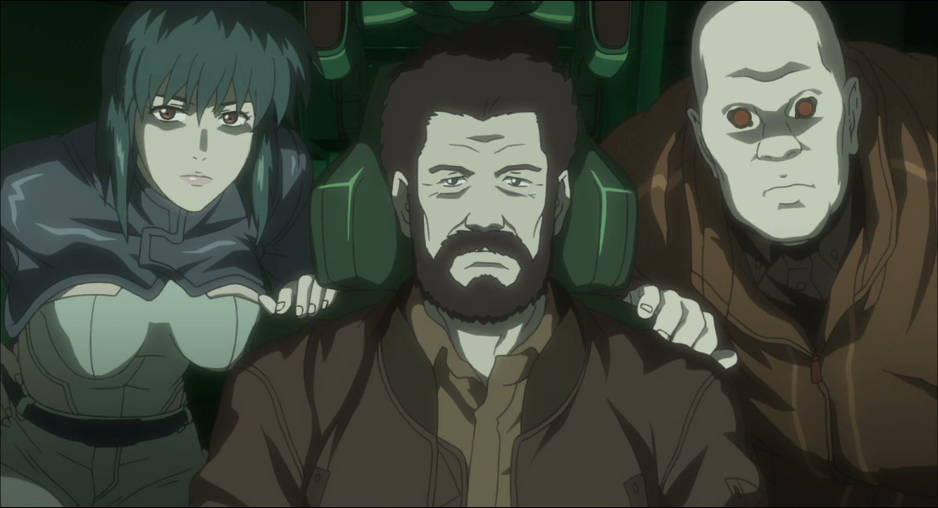 Ghost in the Shell: Stand Alone Complex Ep 34: DI: Vegetarian Feast - FAKE FOOD @ 00:02:39