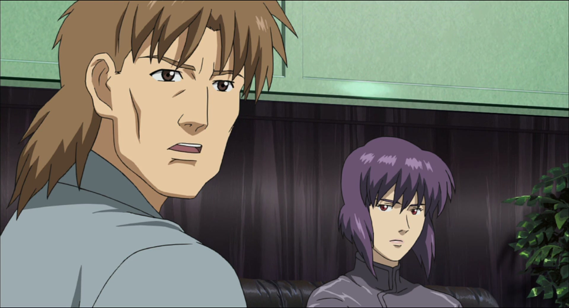 Ghost in the Shell: Stand Alone Complex Ep 34: DI: Vegetarian Feast - FAKE FOOD @ 00:03:29