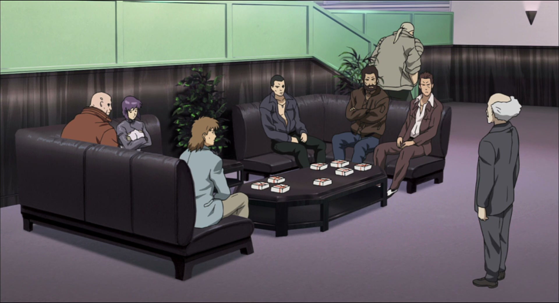 Ghost in the Shell: Stand Alone Complex Ep 34: DI: Vegetarian Feast - FAKE FOOD @ 00:04:07