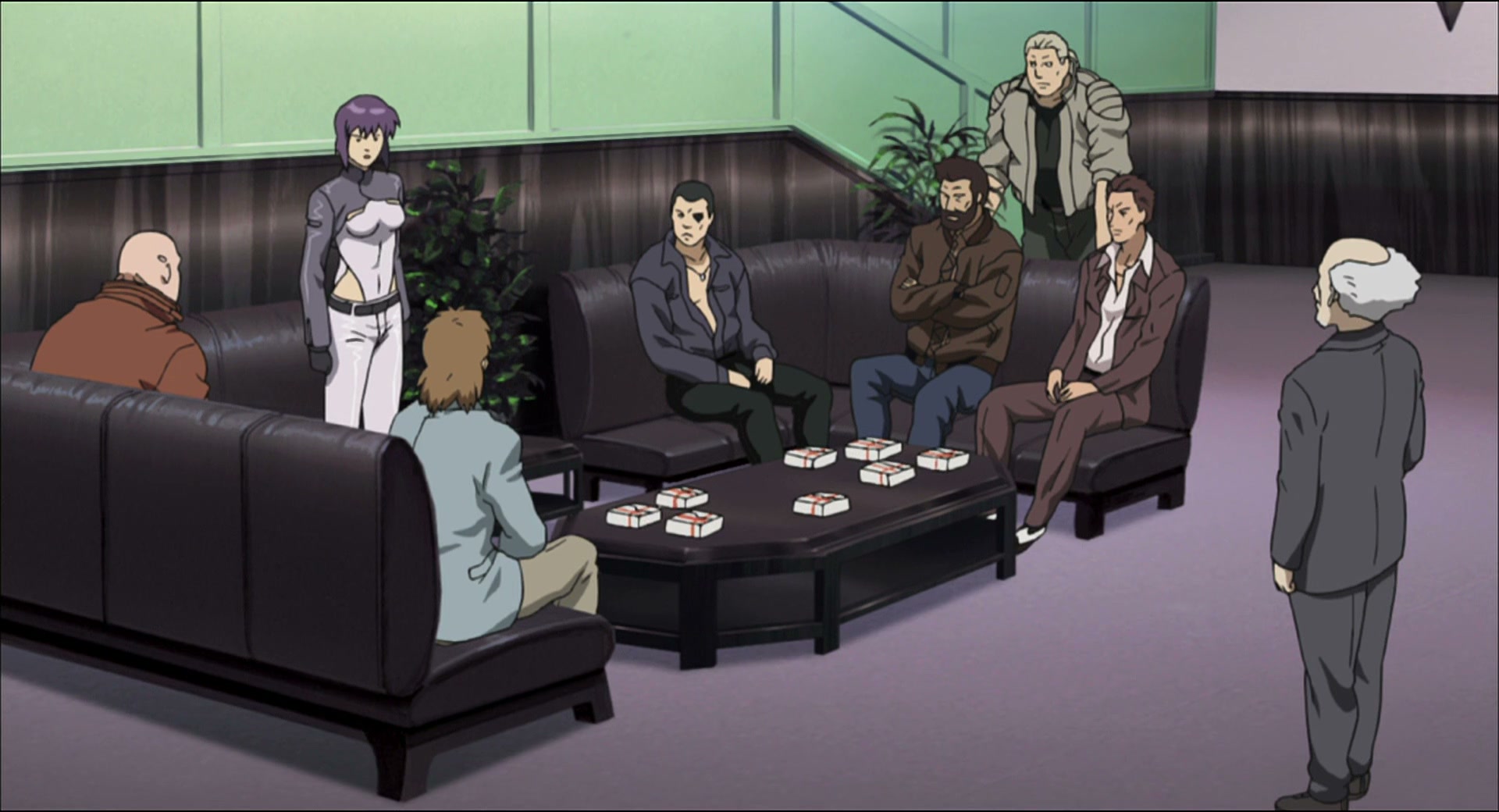 Ghost in the Shell: Stand Alone Complex Ep 34: DI: Vegetarian Feast - FAKE FOOD @ 00:07:42