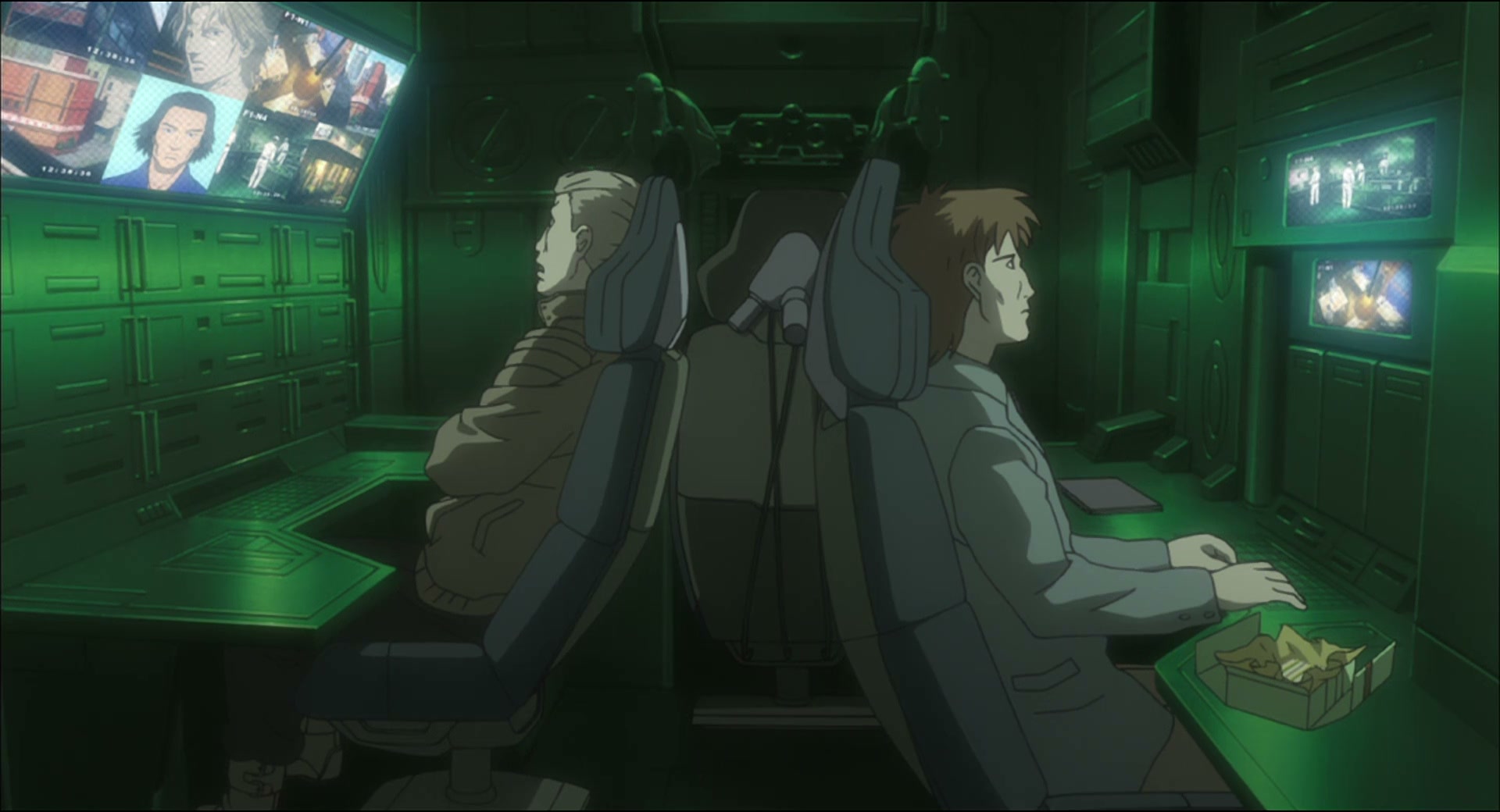 Ghost in the Shell: Stand Alone Complex Ep 34: DI: Vegetarian Feast - FAKE FOOD @ 00:08:20