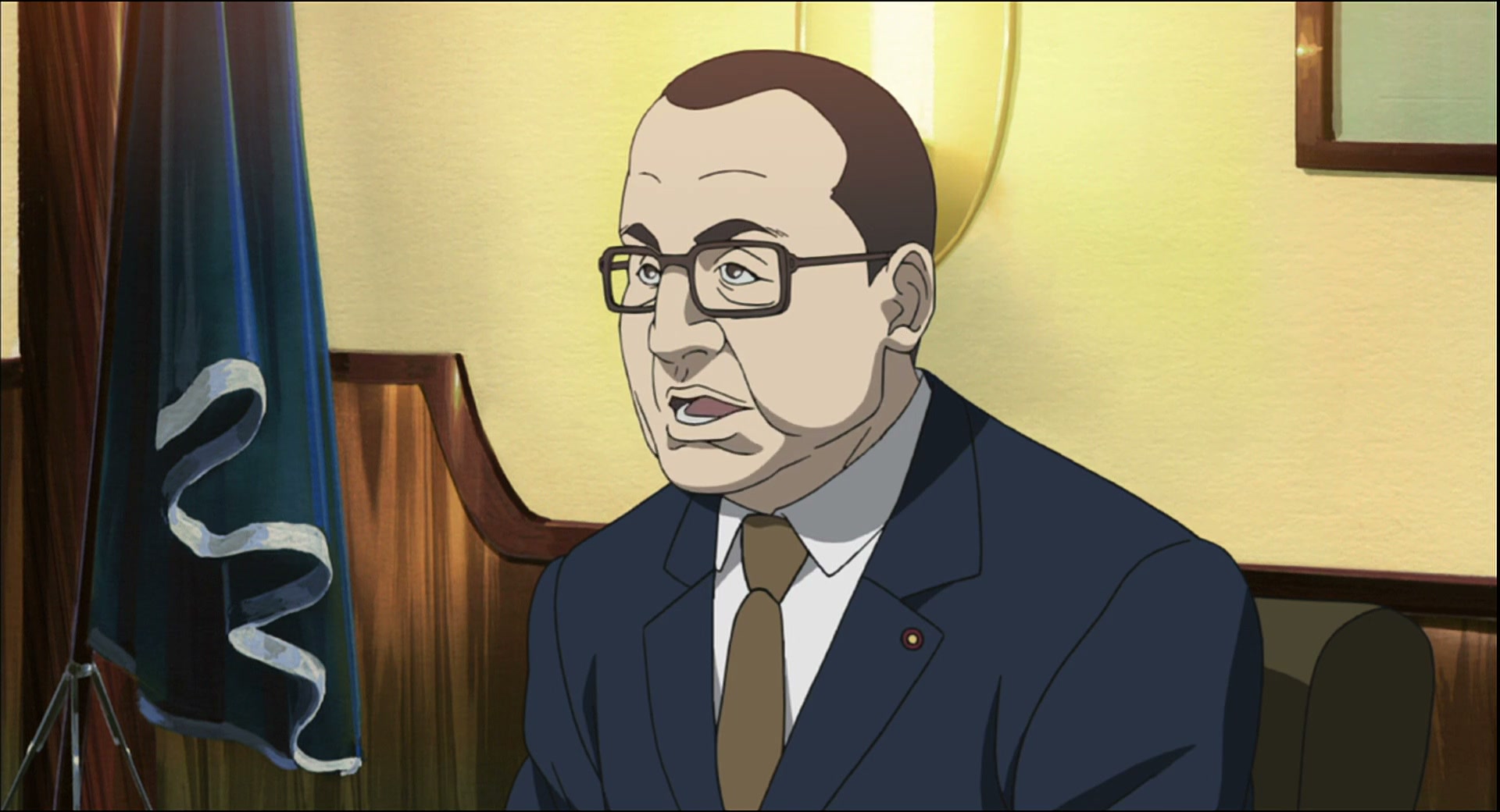 Ghost in the Shell: Stand Alone Complex Ep 50: IN: Aerial Bombing of Dejima - NUCLEAR POWER @ 00:03:04