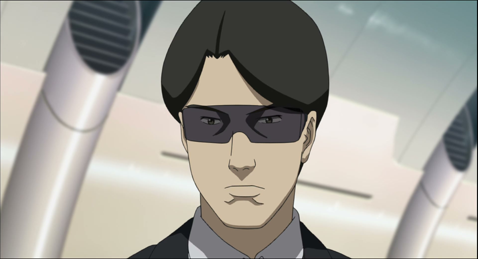 Ghost in the Shell: Stand Alone Complex Ep 50: IN: Aerial Bombing of Dejima - NUCLEAR POWER @ 00:03:38